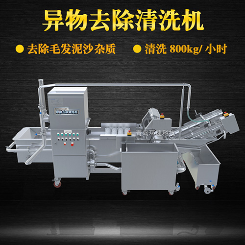 果蔬物料清洗機，氣泡清洗，清洗800kg小時